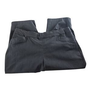 CJ Banks Signature Slimming Black & White Polka Dots Capri Pants Women's 18w